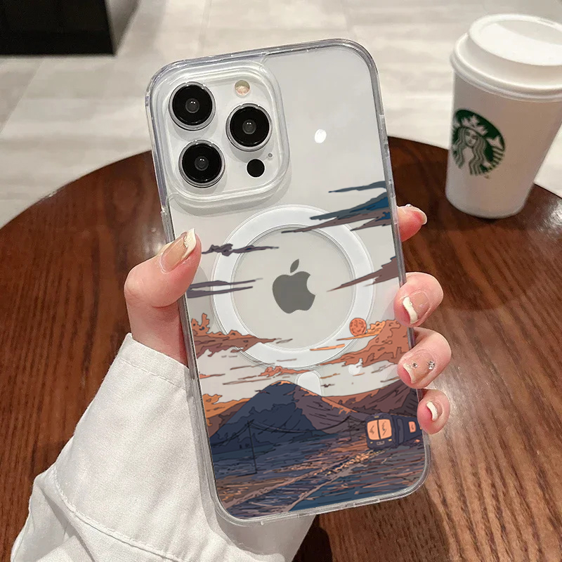 Phone Cases Xs Iphone - Sonnenuntergang-Muster Modische Handyhülle für iPhone 17