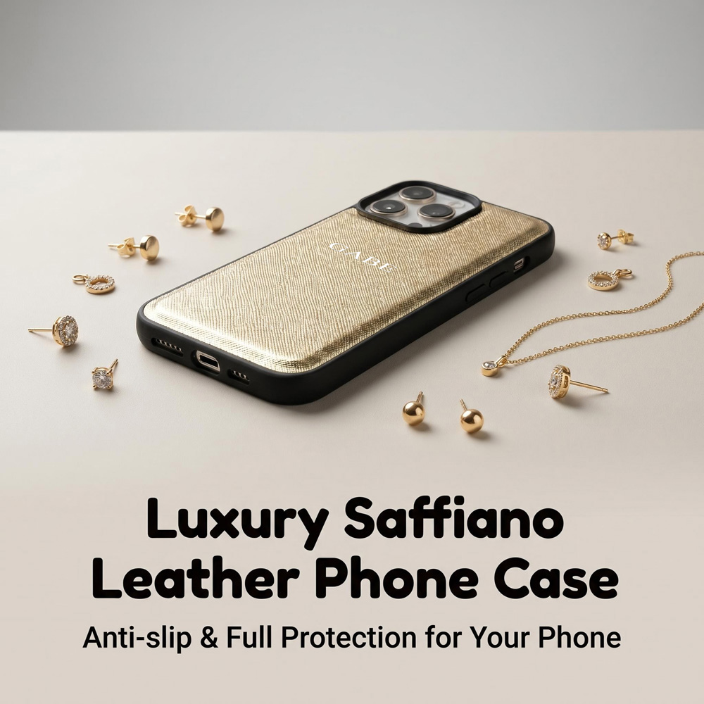 INS Minimalistisches Saffiano- – Monogram Custom Case Bewertung und Preis